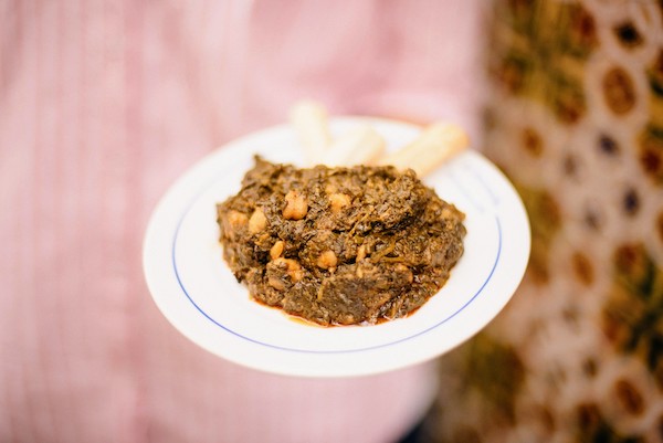 Guiso de espinacas y garbanzos