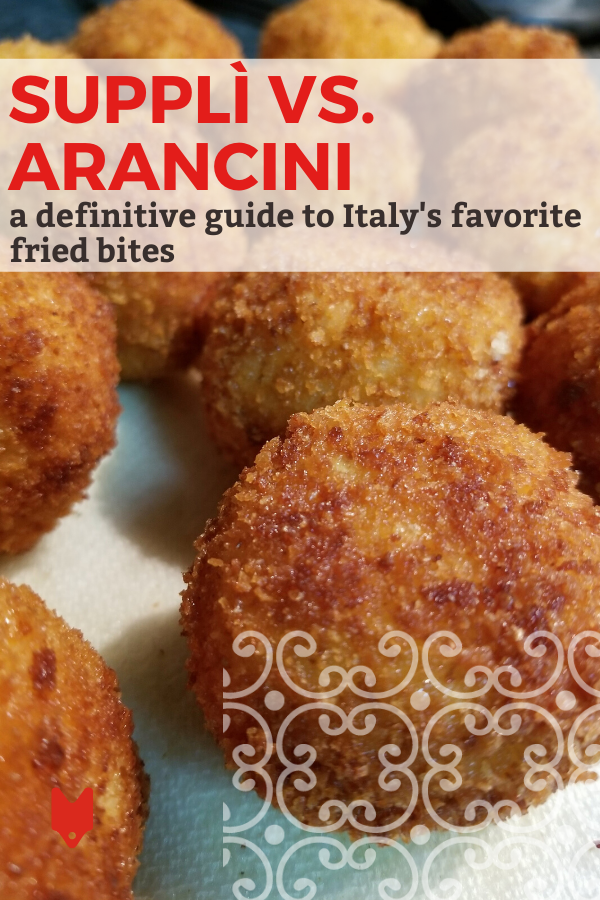 Cómo diferenciar entre supplì y arancini, dos deliciosas frituras en Italia.