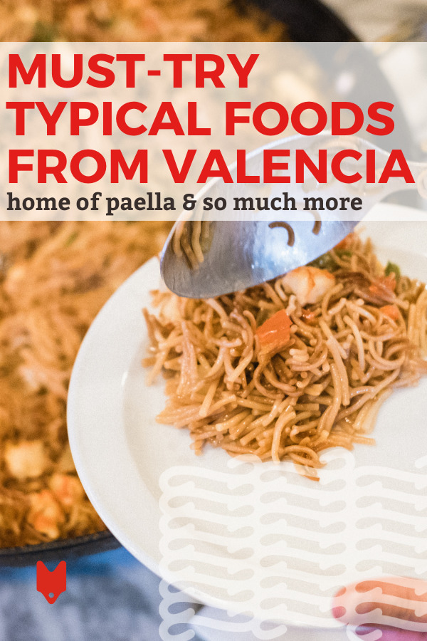 Comidas típicas de Valencia, España