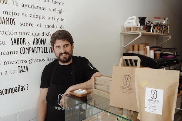 Pedro Sierra, el hombre detrás de este pequeño gran café, Virgin Coffee.
