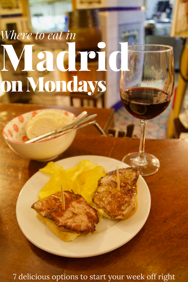 ¿Intentando averiguar dónde comer en Madrid un lunes? ¡Aquí están nuestras 7 mejores selecciones!