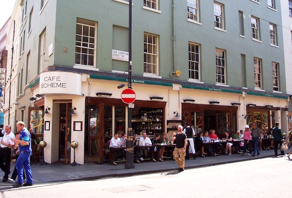 Restaurante Café Boheme en Londres