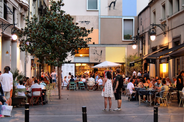 Terraza en El Raval, Barcelona